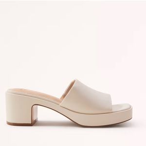 Abercrombie Retro Mule Platform Heels